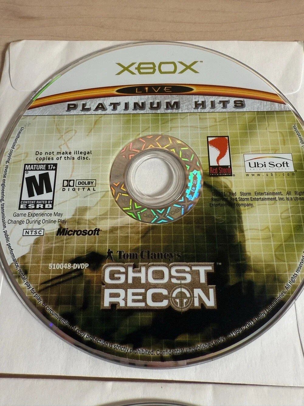Tom Clancy's Xbox Platinum Hits, 4 Game Collection: Splinter, Rainbow, Recon (2)